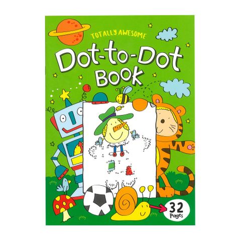 DOT-TO-DOT KIDS ACTIVITY BOOK 32PG 210X295MM