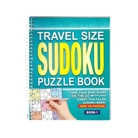SUDOKU PUZZLE BOOK SPRIAL 120PG 147X185MM