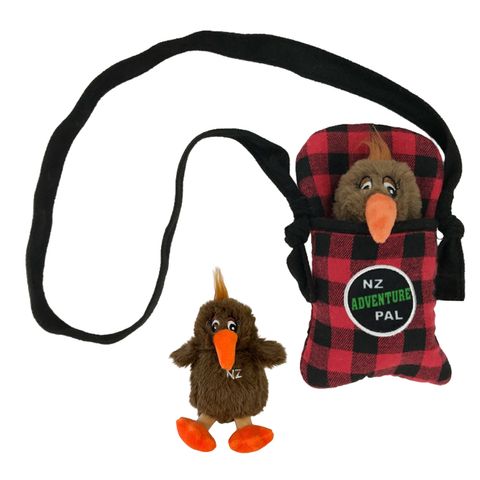 KIWI IN BAG ADVENTURE PAL 12CM