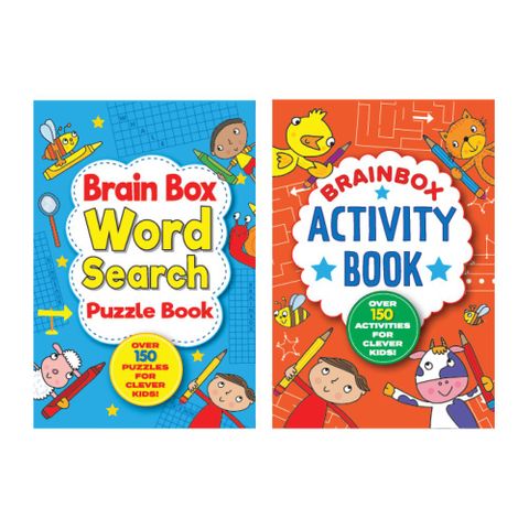 PUZZLE BOOK KIDS 2ASST 192PG 145X105MM