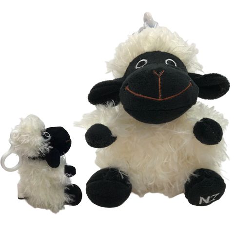 LAMB KEYRING BAG TAG ADVENTURE PAL 12CM