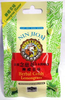 NIN JION HERBAL CANDY LEMONGRASS 20G