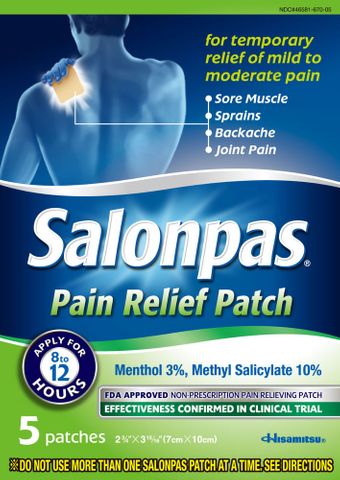 SALONPAS PLASTER LARGE 7CMX10CM