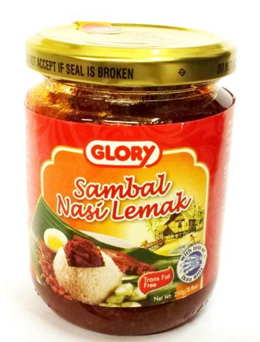 GLORY SAMBAL NASI LEMAK CHILLI 250G