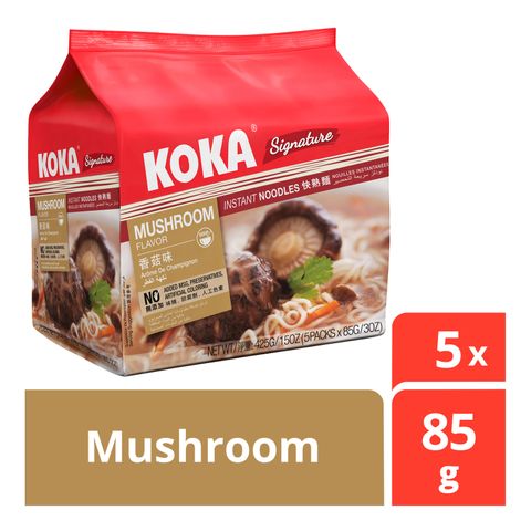 KOKA NOMSG NOODLE MULTIPACK5 MUSHROOM 425G