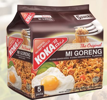 KOKA NOMSG NOODLE MULTIPACK5 MI GORENG 425G