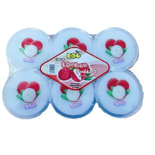 EGO PUDDING W/NATA - LYCHEE 660G (12/CTN)