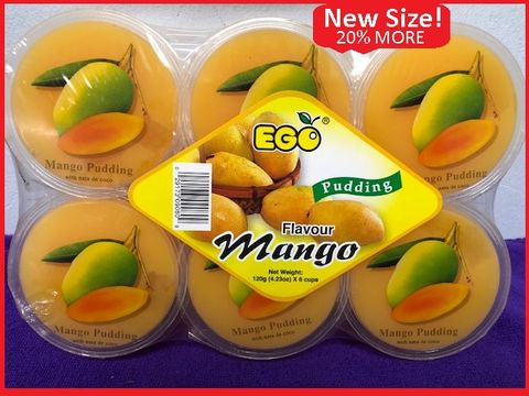 EGO PUDDING W/NATA - MANGO 600G