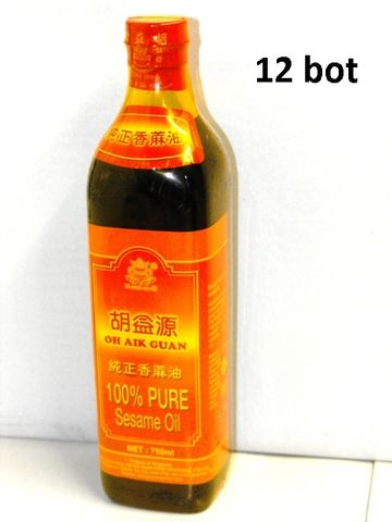 OAG 100% PURE SESAME OIL 750ML