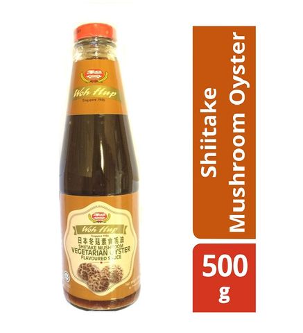 WH OYSTER SAUCE VEGETARIAN SHIITAKE MUSHROOM 500G