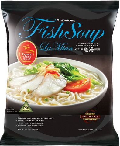 PRIMA TASTE FISH SOUP LAMIAN NOODLES 154G