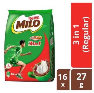 NESTLE MILO 3 IN1 (16SACHETS X 27G)