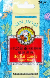 NIN JIOM - HERBAL CANDY SUPER MINT 20G