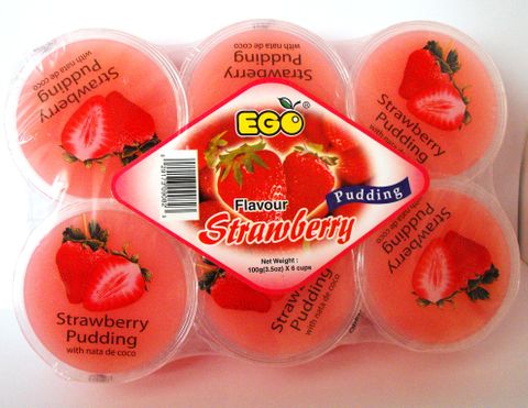 EGO PUDDING STRAWBERRY 600G