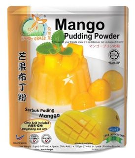 HAPPY GRASS MANGO PUDDING POWDR 220G