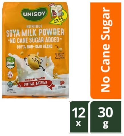 UNISOY ORGNC SOYMILK PWDR NO SUGAR (O) 360G