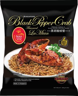 PRIMA TASTE BLACK PEPPER CRAB LAMIAN NOODLES 185G