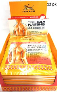 TIGER PLASTER 14CM*10CM WARM 3SHEETS