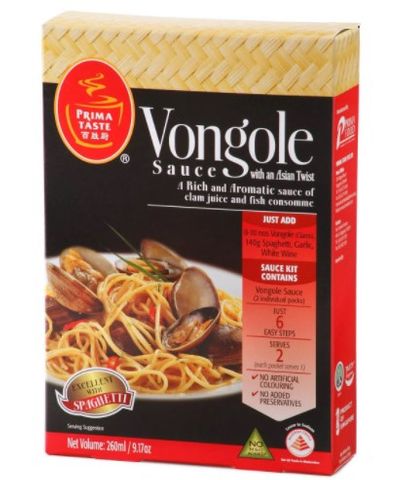 PRIMA RETAIL PK VONGOLE SAUCE 2S 260G