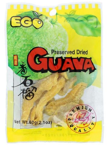 EGO DRIED GUAVA SLICED 60G