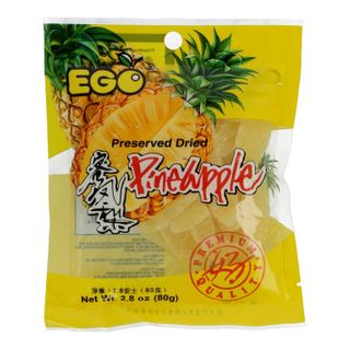 EGO PRES DRIED PINEAPPLE SLICED 80G