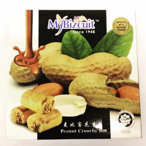 MYBIZ 108 PEANUT CRUNCHY BAR 108G (24/CTN)