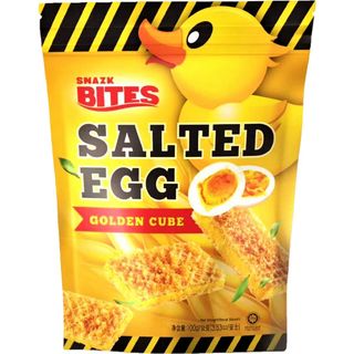 SNAZK BITES SALTED EGG GOLDEN CUBE (Y) 100G