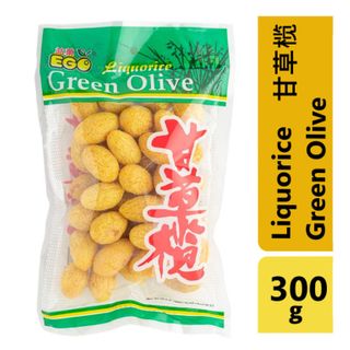 EGO GREEN OLIVE LIQUORICE  甘草榄 300G