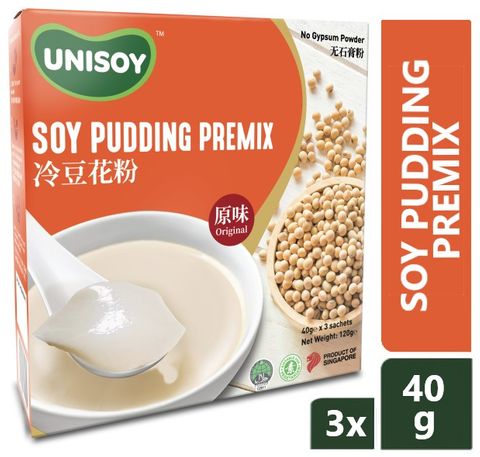 UNISOY SOY PUDDING 40GX3'S