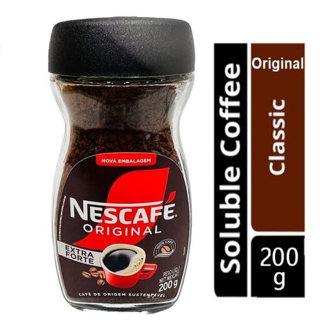 NESCAFE ORIGINAL POWDER JAR 200G (12/CTN)