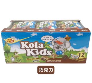 WIN2 KOLA KIDS CHOCO FILLED BISCUIT (16G X 12)