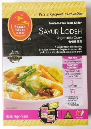 PRIMA RETAIL PK SAYUR LODEH 195G