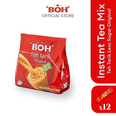 BOH TEH TARIK ORIGINAL LESS SWEET (27GX12STK)