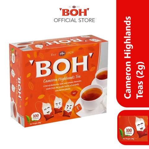 BOH CAMERON HIGHLANDS TEABAG (2GX100 TBX36B/CTN
