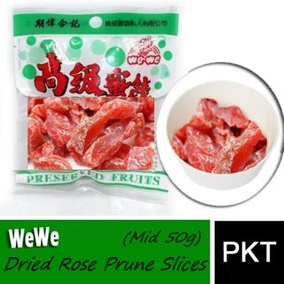 WEWE DRIED ROSE PRUNE SLICES 50G