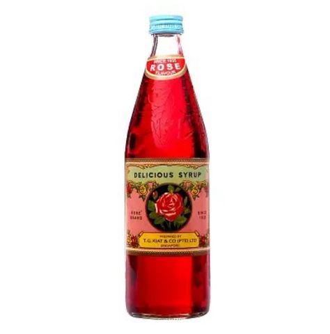 TG ROSE BRAND ROSE SYRUP 750ML