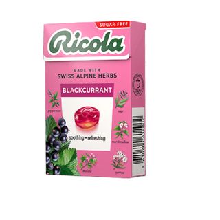 RICOLA BLACKCURRANT LOZENGES 40G