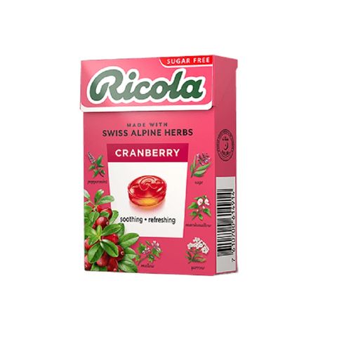 RICOLA CRANBERRY LOZENGES 40G