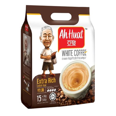 AH HUAT WHITE COFFEE XTRA RICH (36GX15S)