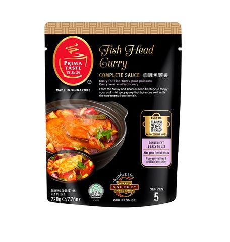 PRIMA COMPLETE SAUCE FISH HEAD CURRY 220G