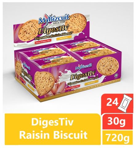 MYBIZ 720 DIGESTIVE RAISIN BISCUIT (720G)