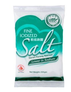 KHS LOWER IN SODIUM FINE IODIZED SALT (250G)