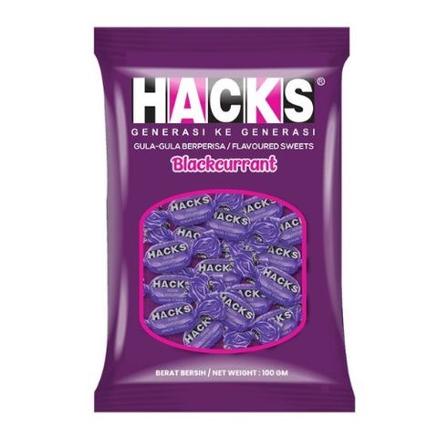 HACKS BLACKCURRANT COUGH LOZENGES 100G