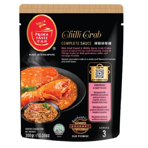 PRIMA COMPLETE SAUCE CHILLI CRAB 300G