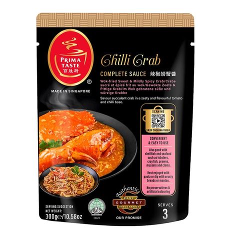 PRIMA COMPLETE SAUCE CHILLI CRAB 300G (10/CTN)