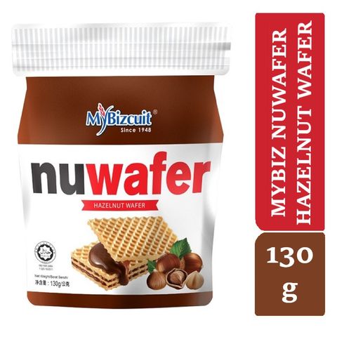 MYBIZ NUWAFER HAZELNUT WAFER 130G