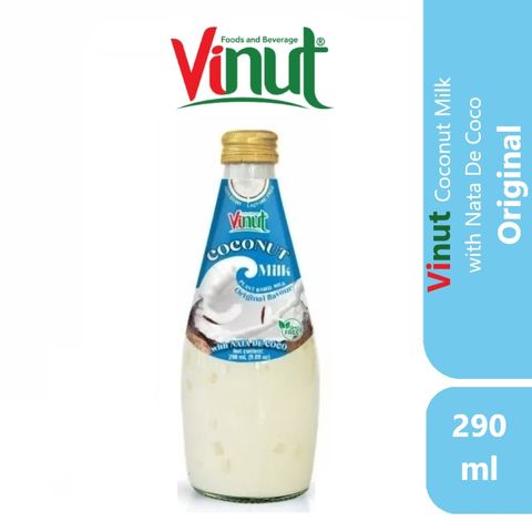 VINUT COCONUT MILK W JELLY - ORIGINAL 290ML (24/C
