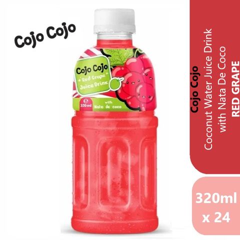 COJOCOJO-REDGRAPE JUICE W/NATADECOCO 320ML(24/CTN)