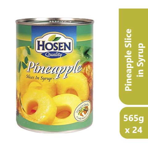 HOSEN PINEAPPLE SLICE CAN 565G