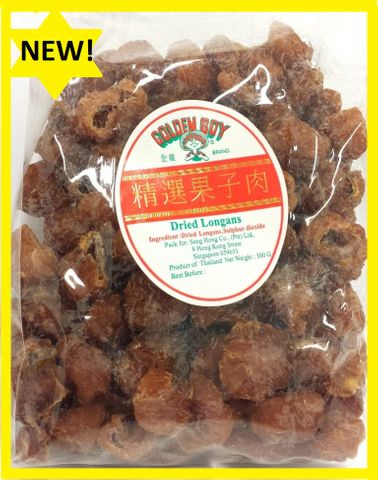 GOLDEN BOY DRIED LONGAN PULPS 300G